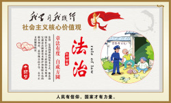 中国法治社会主义核心价值观高清图片