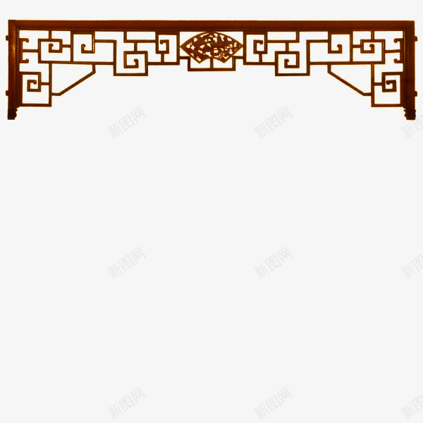 中式边框png免抠素材_新图网 https://ixintu.com 中国风 古风元素 装饰图案 边框