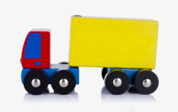 黄色玩具货车素材
