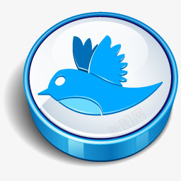 Twitter鸟标志图标图标
