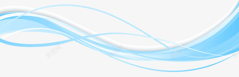 蓝色光效创意元素流畅线条png免抠素材_新图网 https://ixintu.com 元素 创意 流畅 线条 蓝色