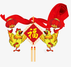 2017年鸡2017年红福高清图片