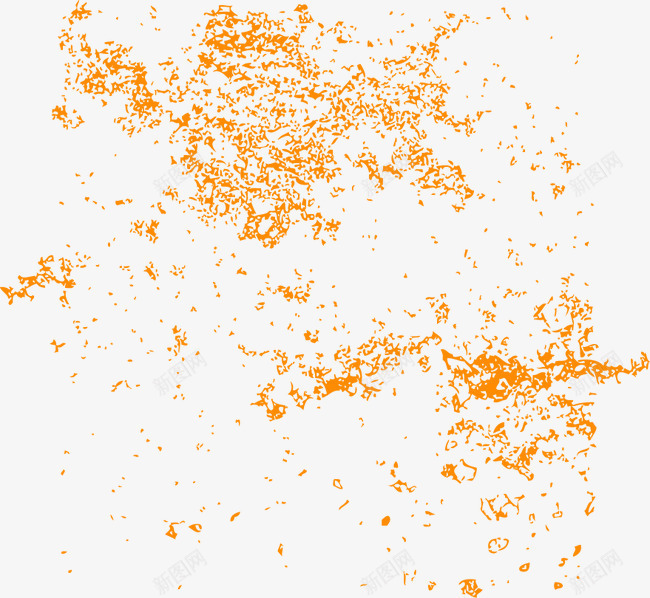 橙色散乱斑点png免抠素材_新图网 https://ixintu.com 散乱 斑点 橙色