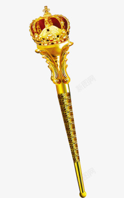 金色古典权杖素材