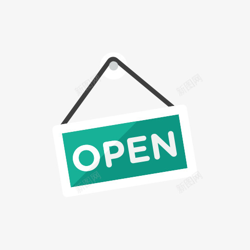 正常开放标志该公司免费包png免抠素材_新图网 https://ixintu.com Open sign 标志 正常开放