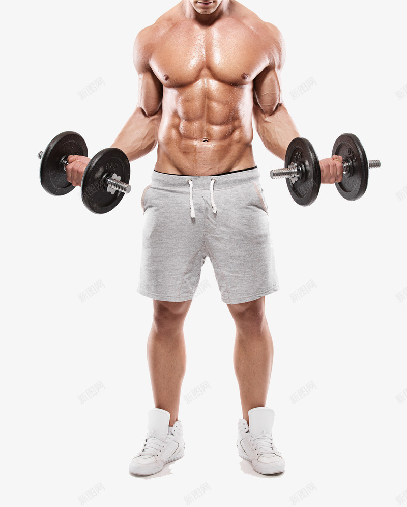 健身肌肉男png免抠素材_新图网 https://ixintu.com 健身 健身房 哑铃 强壮肌肉男 肌肉 肌肉男 腹肌男 身体 运动 锻炼