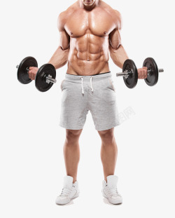 健身房锻炼标贴健身肌肉男高清图片