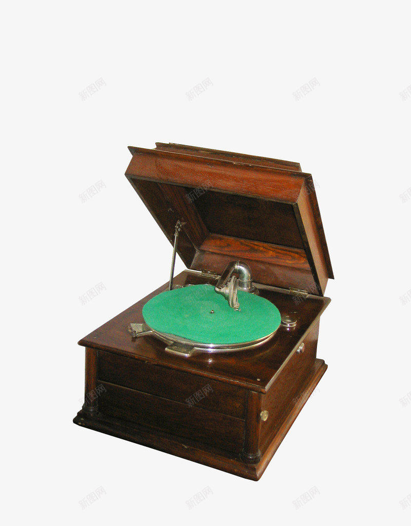 老式的木盒子音乐盒png免抠素材_新图网 https://ixintu.com 木盒 绿色 老式 音乐盒