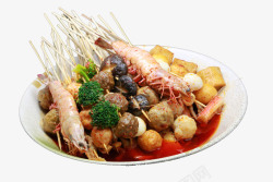 中餐美食特色串串香高清图片