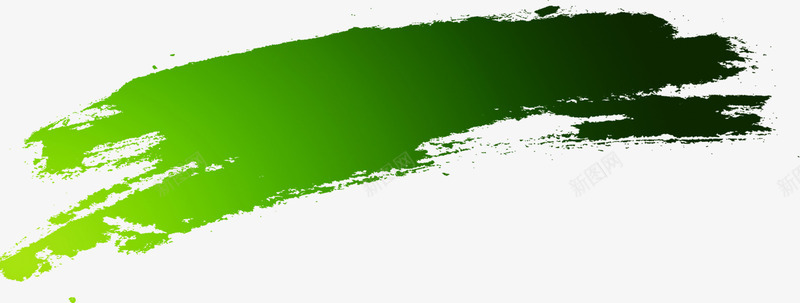 创意合成渐变质感绿色的笔触png免抠素材_新图网 https://ixintu.com 创意 合成 渐变 笔触 绿色 质感