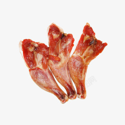 土特产腊肉产品实物风干鸡鸡腿高清图片