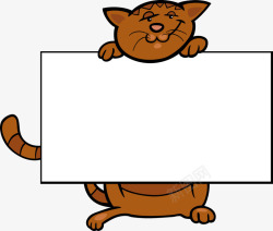 描述框手拿方框的猫高清图片