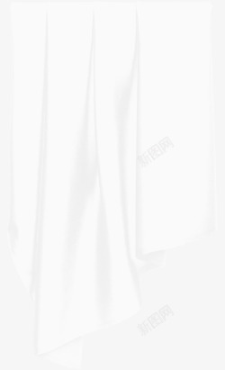 白色优雅帘子纯色的窗帘高清图片