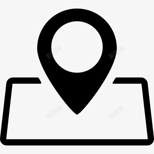 定位销在地图图标png_新图网 https://ixintu.com GPS接口 地址 地理定位 情况