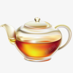 茶壶玻璃茶壶装饰素材
