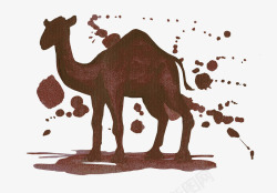 棕色骆驼素材