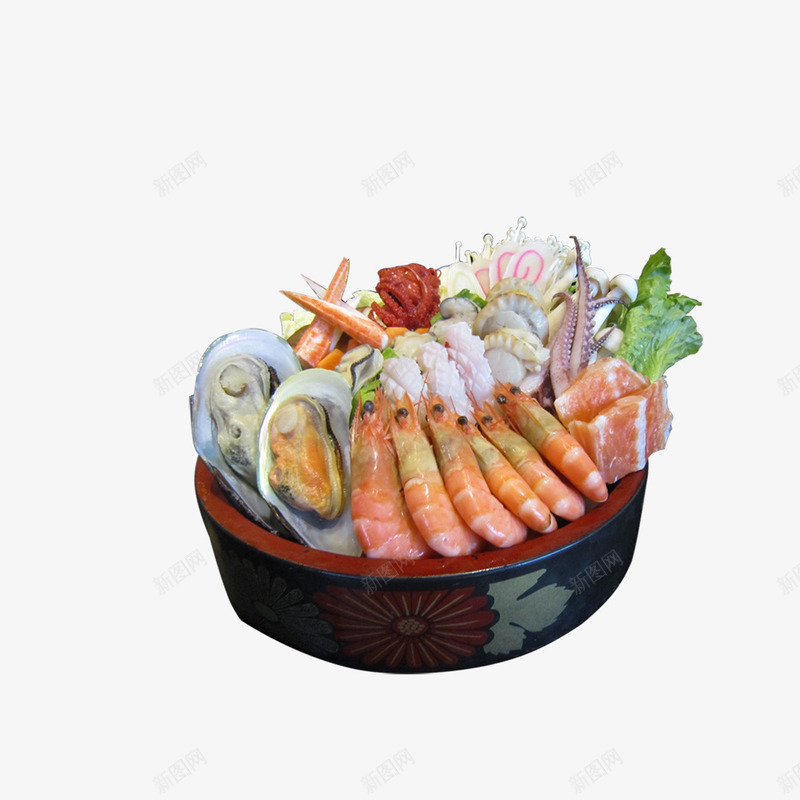 海鲜食物png免抠素材_新图网 https://ixintu.com 海味 海虾 海鲜 虾 贝壳