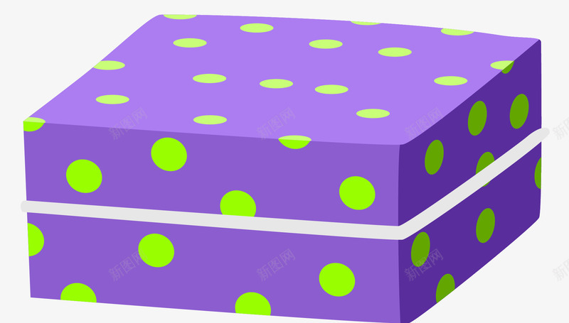 浅紫色立体卡通盒子png免抠素材_新图网 https://ixintu.com 包装礼盒 卡通盒子 浅紫色 立体 立体盒子 金属材质 锡制盒子
