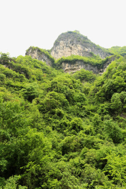 上洋村三峡奇潭特色景观高清图片