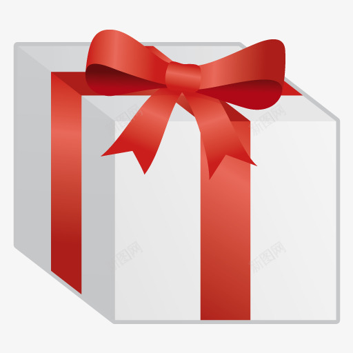礼物图标白色礼物盒子png_新图网 https://ixintu.com 图标 白色 盒子 礼物