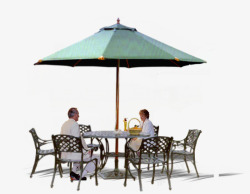 休息区公共场所太阳伞高清图片