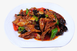 红烧茄子素材