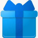 蓝色礼物盒子图标png_新图网 https://ixintu.com 图标 盒子 礼物 蓝色