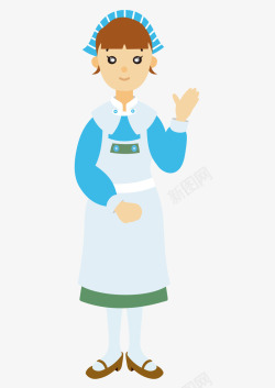 欢迎光监服务人员高清图片