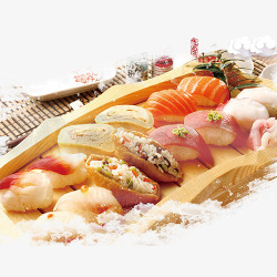 日式复古食物日式餐饮寿司高清图片