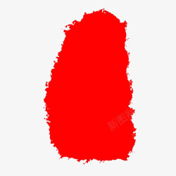 红色墨迹T恤印章墨迹红色墨迹高清图片