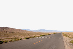 黄色公路沙漠公路高清图片