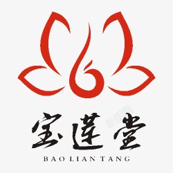 佛教宝莲堂LOGO图标图标