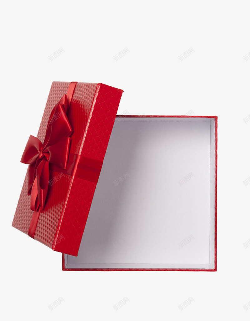 红色纹理礼品盒png免抠素材_新图网 https://ixintu.com 圣诞礼物 开着的 生日礼物 电子产品包装盒 礼物盒 礼盒 空白包材 空的 空礼盒 红色礼盒 红色缎带 纸盒子 高档包装盒
