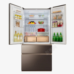 法式小对冰箱法式多门冰箱高清图片