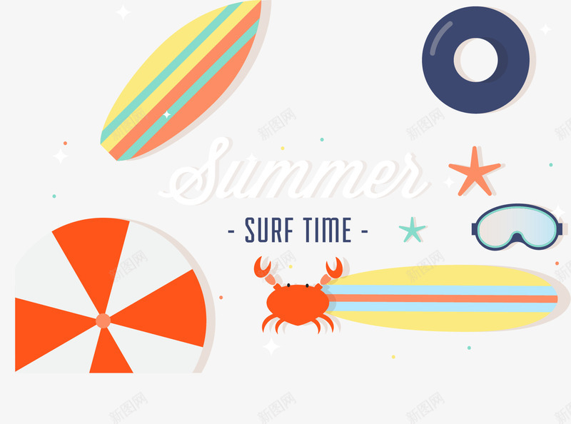 放暑假去沙滩png免抠素材_新图网 https://ixintu.com 度假 放假 放暑价 放暑假 放松身心 旅游 暑假 螃蟹