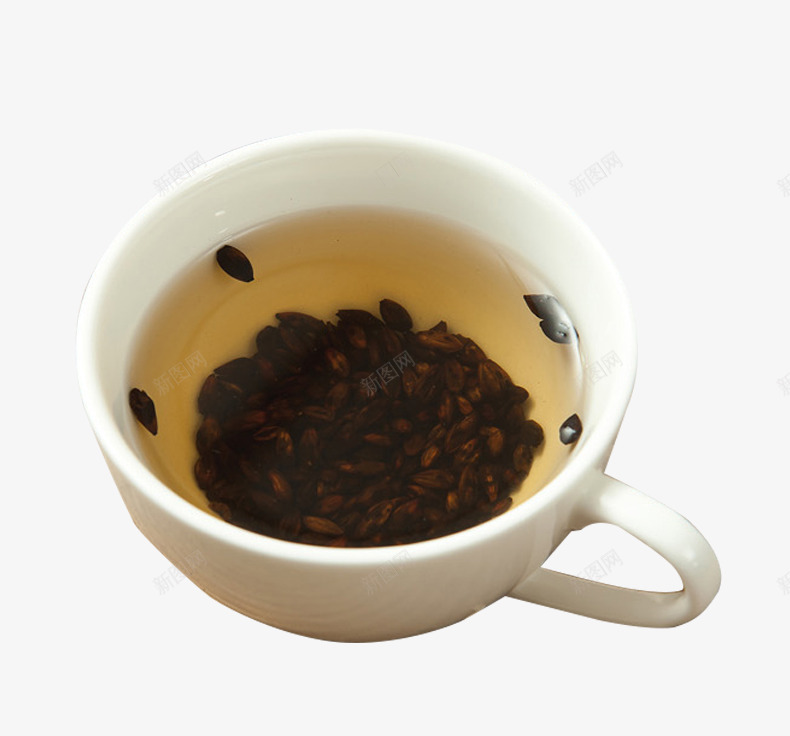 白瓷碗里的大麦茶png免抠素材_新图网 https://ixintu.com 冲泡 大麦茶 茶汤 饮品