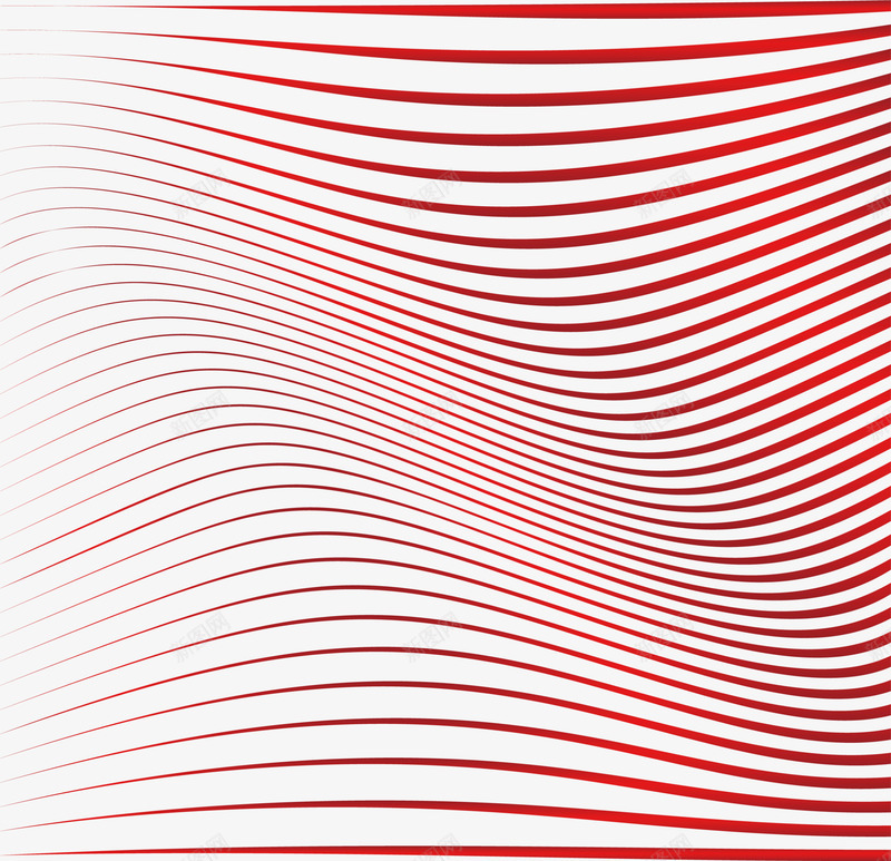 红色渐变曲线背景png免抠素材_新图网 https://ixintu.com 弧形 扭动线条 扭曲线条 曲线背景 渐变曲线 边框纹理