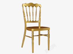 金色塑料竹节椅素材