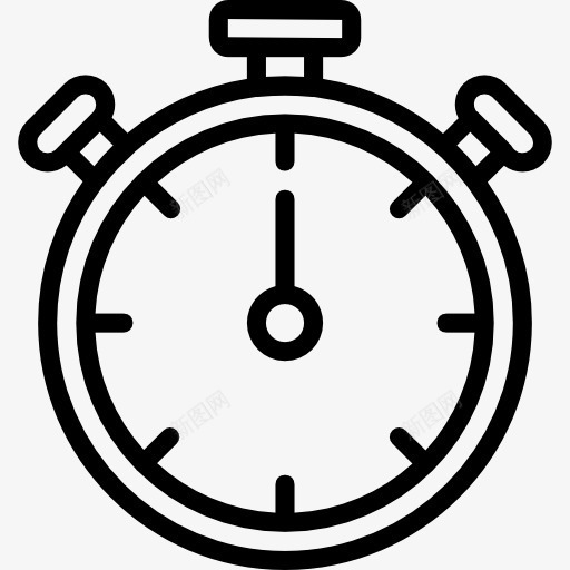 图标png_新图网 https://ixintu.com 体育竞赛 定时器 工具和用具 秒表 秒表矢量卡通图 等待界面 计时器