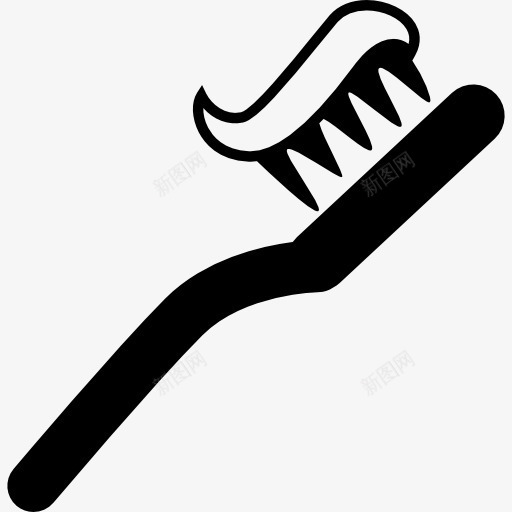 Toothbrush图标png_新图网 https://ixintu.com 个人护理 保健 保健牙刷 工具 工具和用具 牙刷 牙医包 牙齿