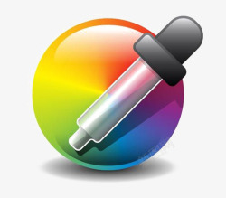 RGB吸管PS工具吸管图标高清图片