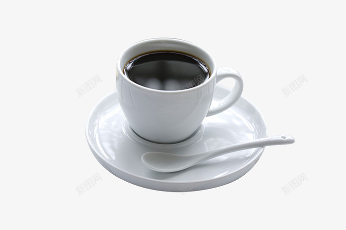 白色陶瓷杯冬日暖意黑咖啡png免抠素材_新图网 https://ixintu.com 免扣元素 暖饮 热饮料 黑咖啡
