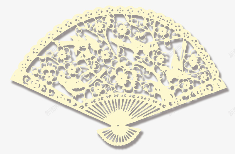 花纹扇子png免抠素材_新图网 https://ixintu.com 扇子 花纹 花纹扇子