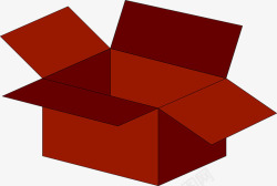 大红色盒子素材