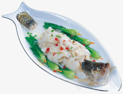 鱼类特色山椒桂花鱼高清图片