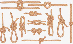 麻绳绳结绳子高清图片