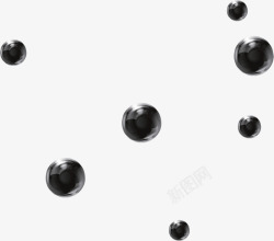 黑色的珍珠黑色时尚珍珠圆形高清图片