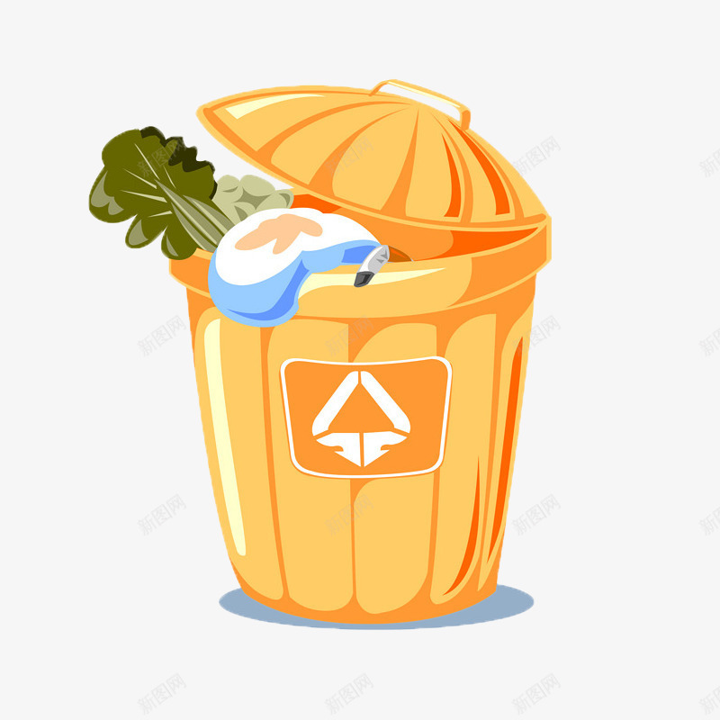垃圾分类人人有责psd免抠素材_新图网 https://ixintu.com 厨余垃圾 垃圾 垃圾分类 垃圾桶