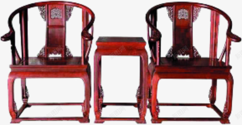 古色古香红木椅png免抠素材_新图网 https://ixintu.com 古典椅子 红木椅