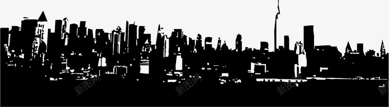 手绘的城市建筑png免抠素材_新图网 https://ixintu.com PNG图形 PNG装饰 城市 手绘 楼房 装饰